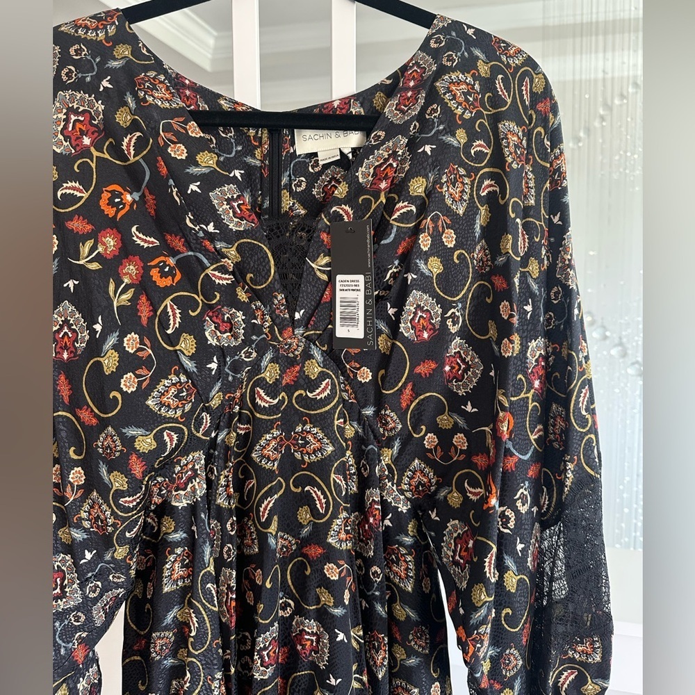 Anthropologie Sachin And Babi Floral Garden Dress - Picture 8 of 10